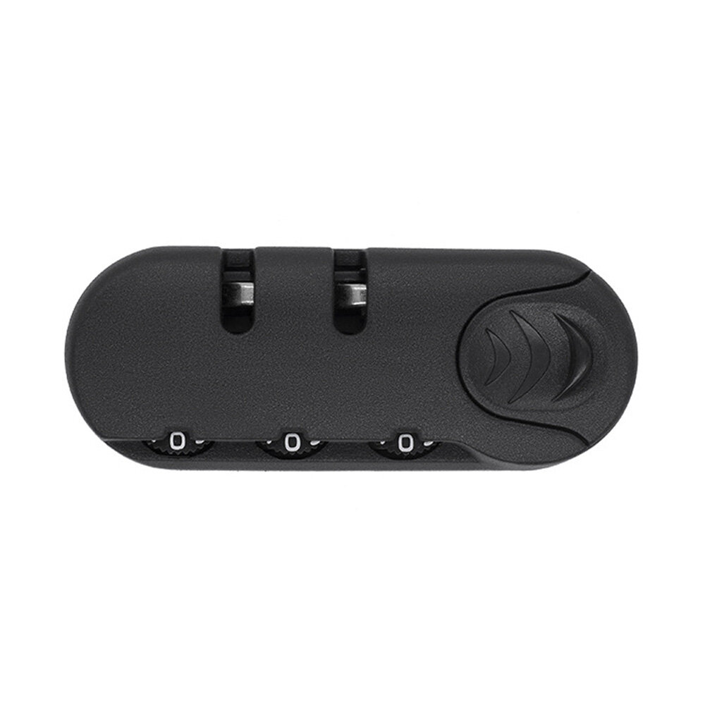 Black Combination Iron Core Lock 3 Digit Combination Padlock Accessories for Bags Lock Luggage Suitcase Travel Bag Code Lock