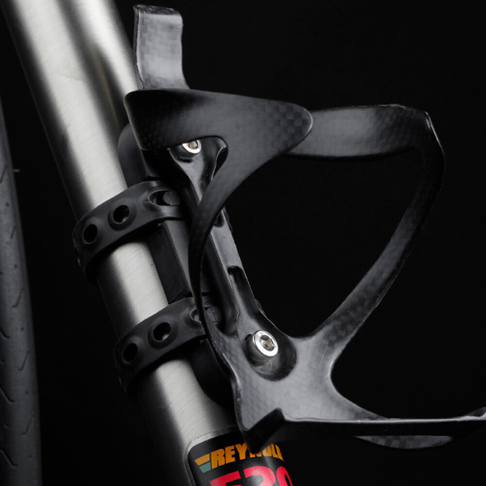 MTB Road Bicycle Bottle Cage Mount Base Silicone Bike Kettle Rack Adapter