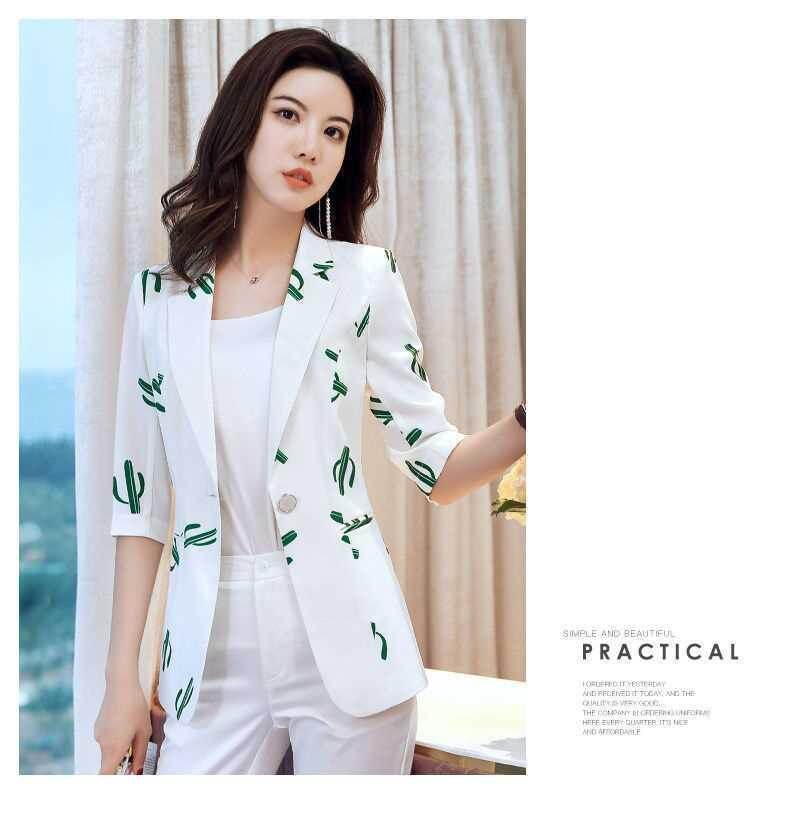 Phụ Nữ Sọc Blazer, Áo Ve Áo Cỡ Lớn Mỏng