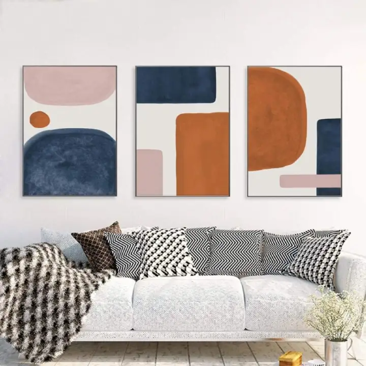 Lynn 带框架abstract Shapes Posters And Prints Burnt Orange Blue Blush Pink Wall Art Mid Century Modern Canvas Painting Home Decor Xcmx3 Pcs Frame Lazada Singapore - Burnt Orange Canvas Wall Decor Lynn 带框架abstract Shapes Posters And Prints Burnt Orange Blue Blush Pink Wall Art Mid Century Modern Canvas Painting Home Decor Xcmx3 Pcs Frame Lazada Singapore - Burnt Orange Canvas Wall Decor