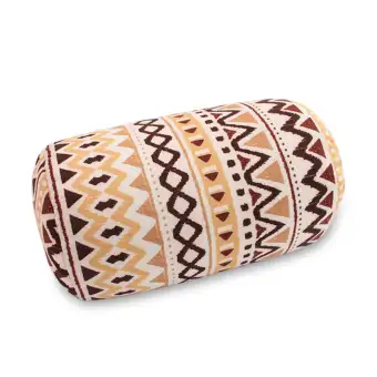 Hiqueen Soft Printing Microbead Roll Pillow Car Cushion Neck Head