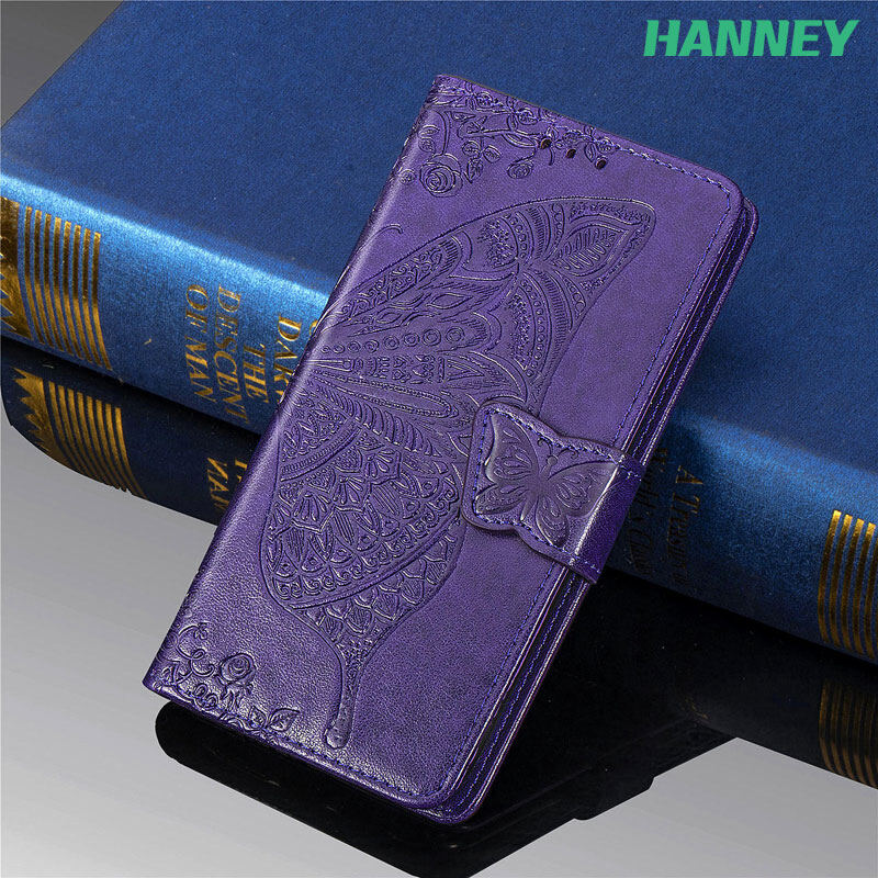 HANNEY For Samsung Galaxy A24 A33 A34 A53 A54 A73 A13 A03 A52 A52S A72 A22 A32 A71 A51 A20 A30 A14 A04S A02S A03S M51 4G 5G A21S A12 A11 A31 A7 2018 A10 A10S A20S Phone Case Flip Leather Casing Butterfly Flower Wallet Full Cover HZD-01
