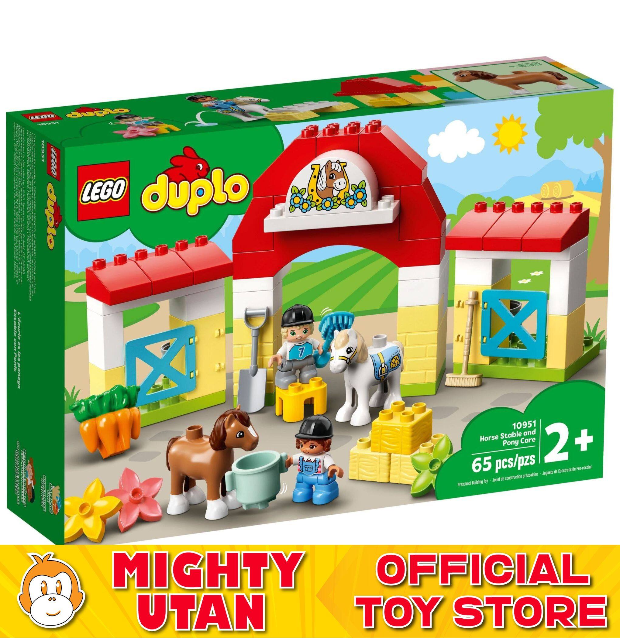 Original Lego Duplo 10951 Horse Stable And Pony Care Toys For Kids Lazada