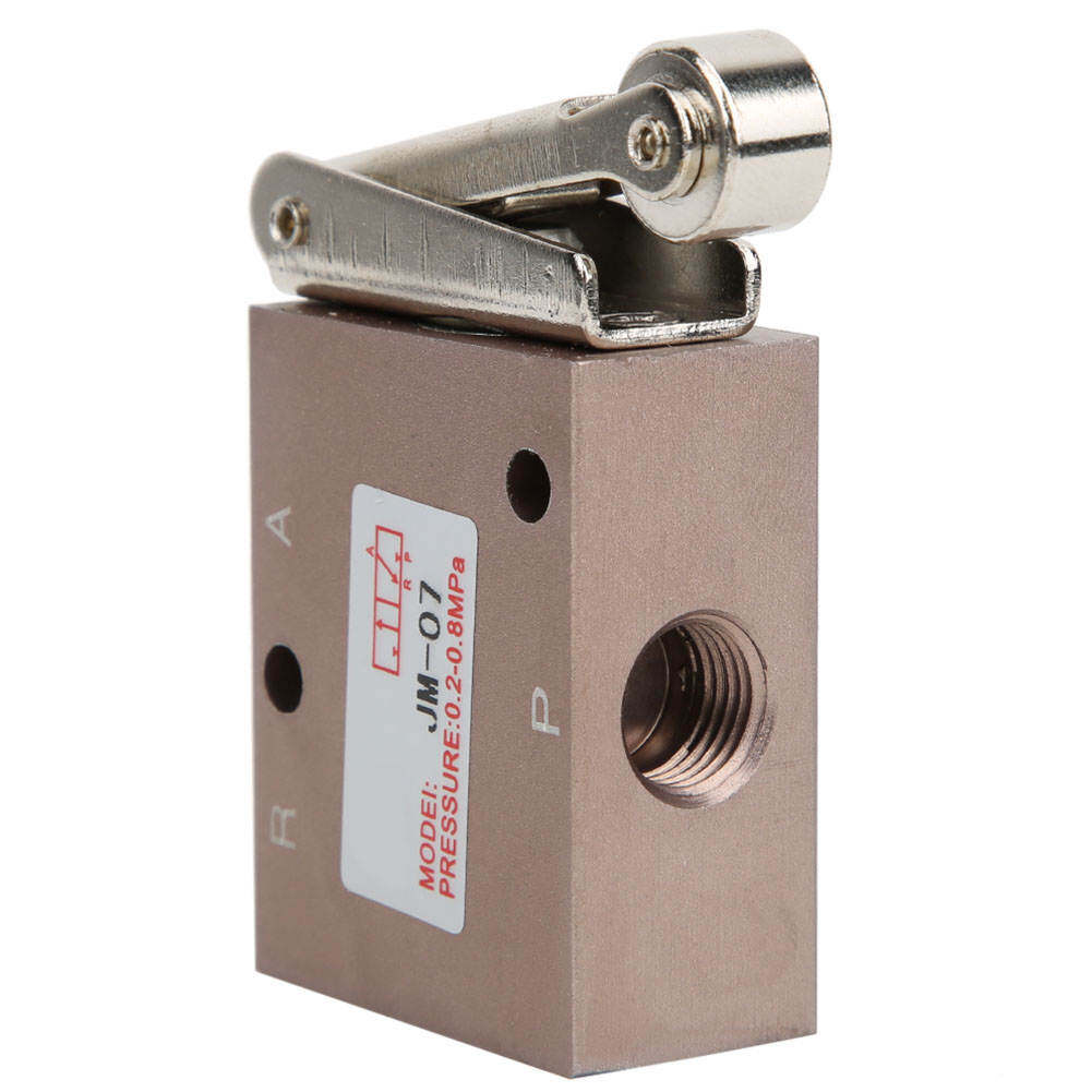 PT Mechanical Valve 1/4 Thread Roller Type Mechanical Pneumatic Valve 2 Position 3 Way