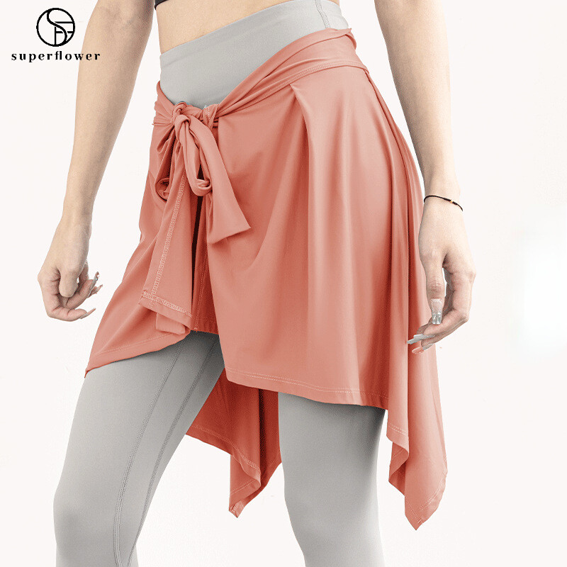 SUPERFLOWER Per donna Poliestere Asciugatura rapida Danza classica Gonne intere Fasciatura per yoga Copertura fianchi e gonne a prova di luce_voghion.com