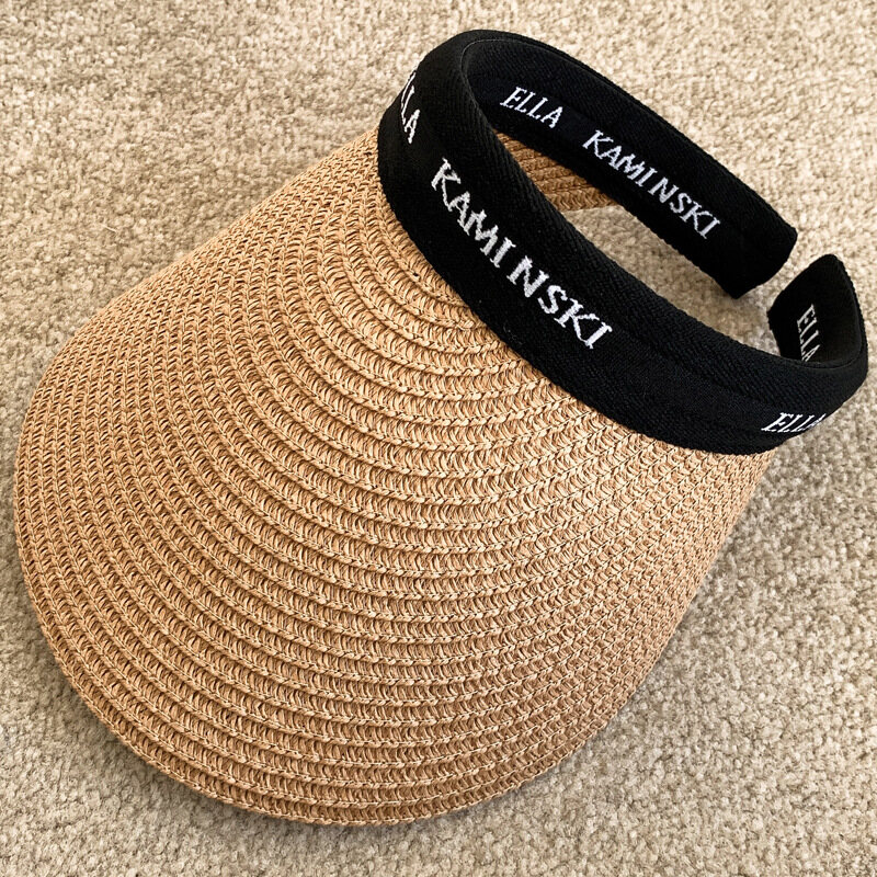 XIANG NIAN NI Hat summer new big brim sun hat net red sports headband sun hat cute women's empty top hat