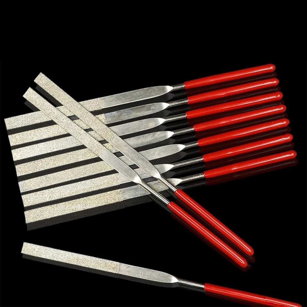 Needle Files Set Mini Needle Files Home Room Electroplated Diamond Flat Grinding