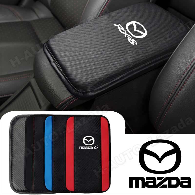 Car Armrest Cushion Pad For Mazda 2 3 5 6 8 323 Axela B8 Cx3 Cx30 Cx5