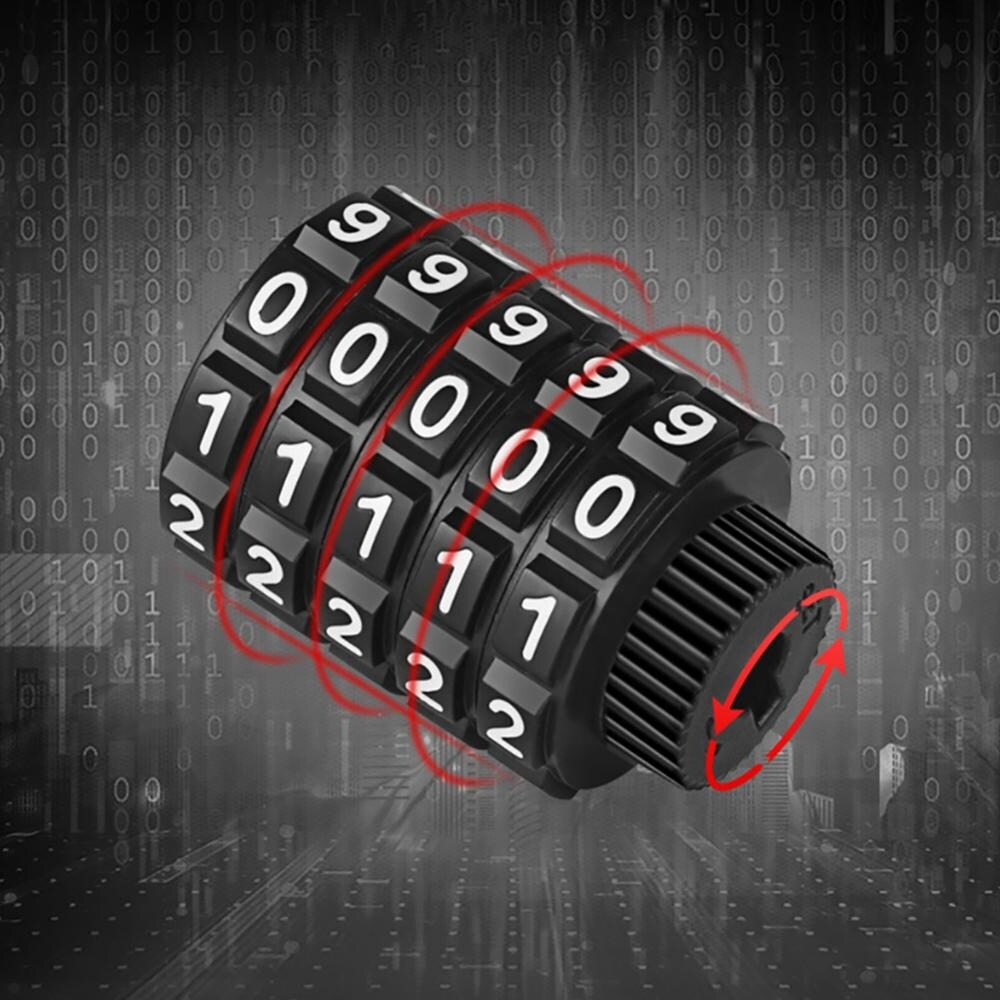 【A NEW】 Anti Theft Security Keyless 5 Digit Code Password Chain Lock for Bike Bicycle