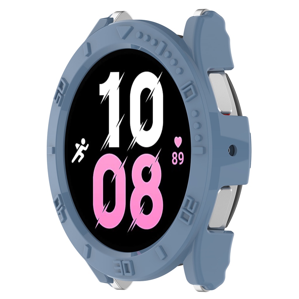 Protective Case for Samsung Galaxy Watch 4 watch 5 40mm 44mm Scale Hard PC Bumper Shell Screen Protector Cover