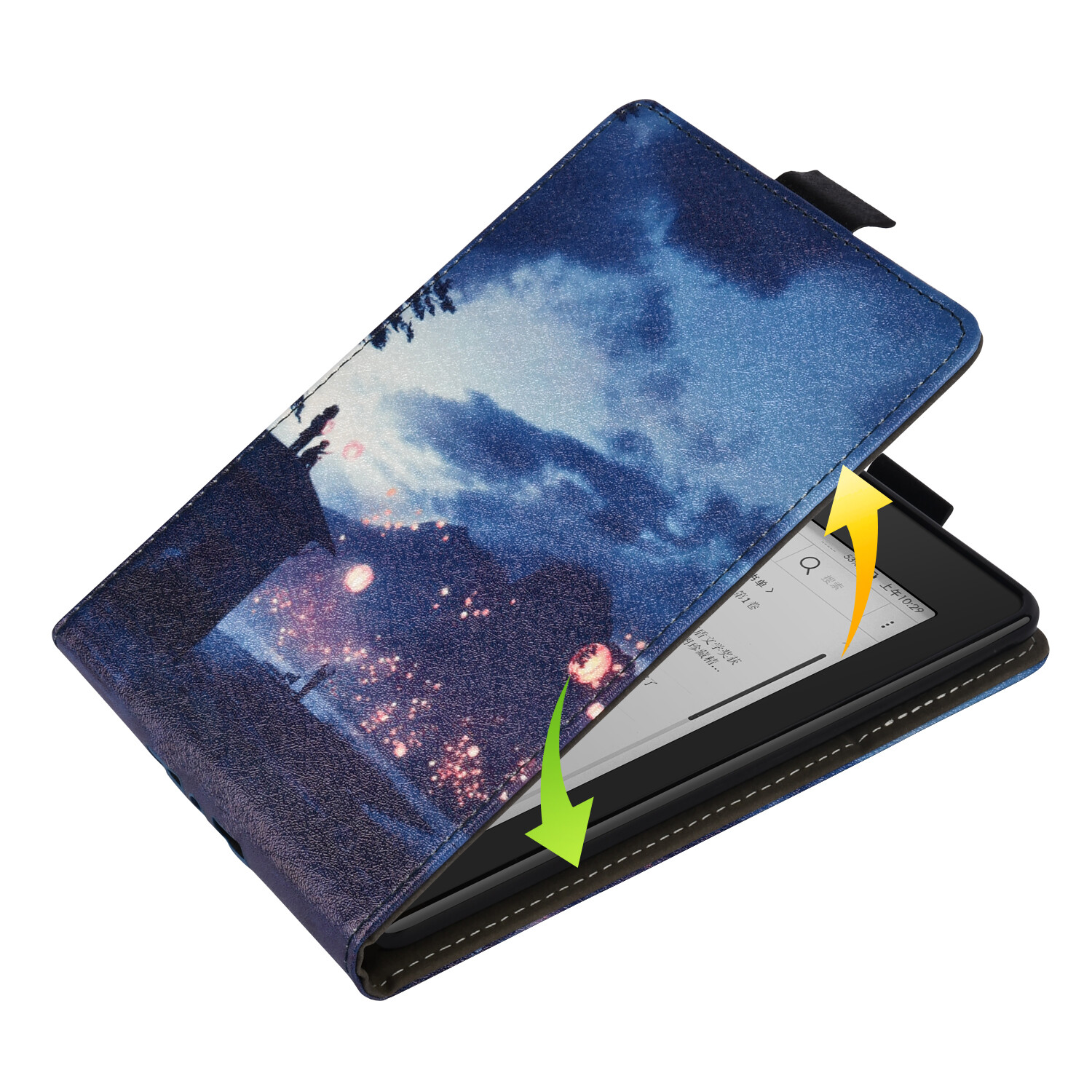 Handheld Ereader Basic E-book Cover For All-New 6.0" Amazon Kindle Paperwhite 1/2/3 5th/6th/7th E-book Flip Cover Kindle Paperwhite 1 2 3 EY21 E-Reader Case with Hand hold