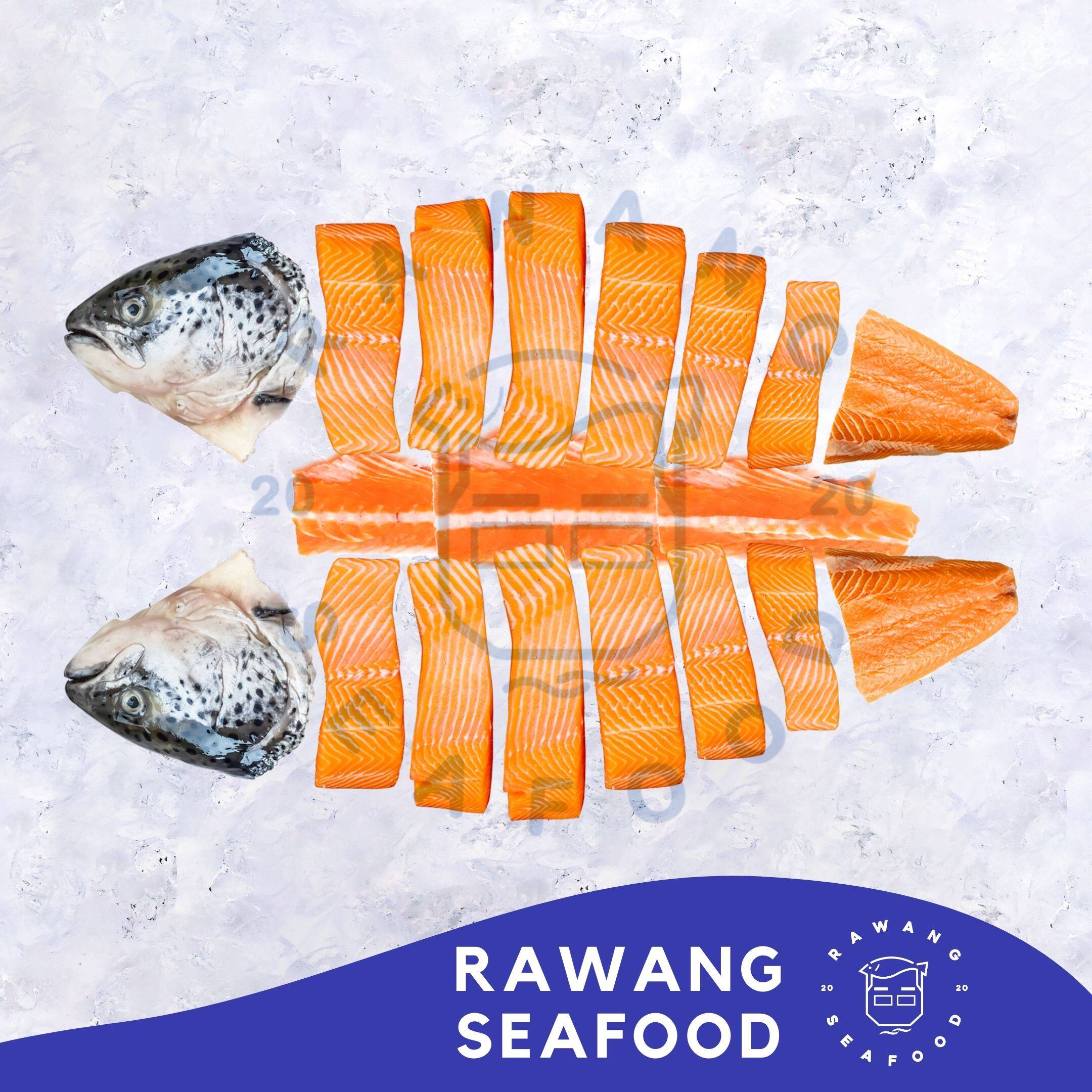 🐟FRESH🐟 Sashimi Grade Salmon Whole (Portion Cut & Vacuum Packed) (4kg