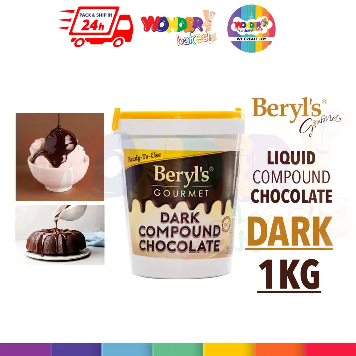 Ship In 24 Hrs Beryls Liquid Compound Chocolate 1kg Dark Ready To Use Beryls Coklat Cair Sedia Diguna 1kg Lazada