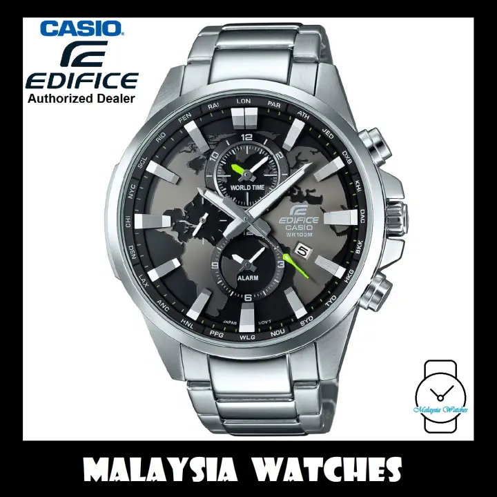 casio world time steel