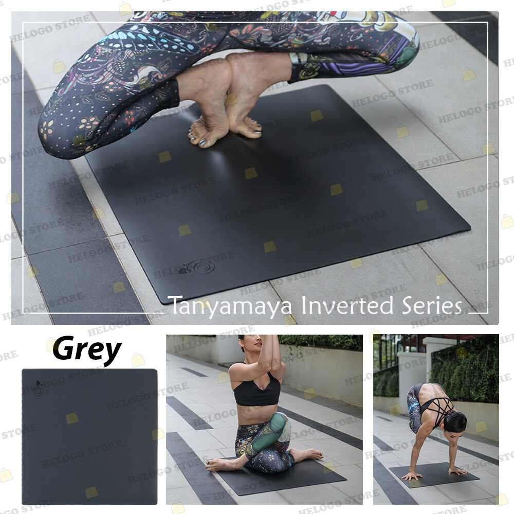 Helogo Store Premium High Quality Non Slip Nature Rubber Fitness Mat Tanyamaya Inverted Yoga Mat 4.5mm x 61cm x 61cm Ready Stock Lazada