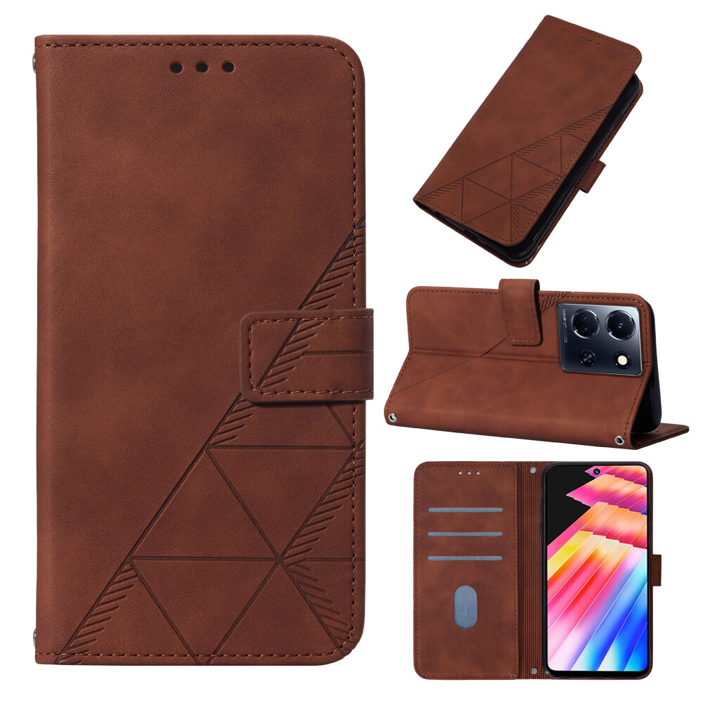 Ốp Điện Thoại Cho infinix Note 40 Note 40 5G Note 40 Pro 4G Note 40 Pro 5G Note 40 Pro+ 5G Note 30 5G Note 30 30i 30 vip 30 Pro, Ốp Da PU Cảm Giác Da Với Giá Đỡ Khe Thẻ Thiết Kế Chống Sốc