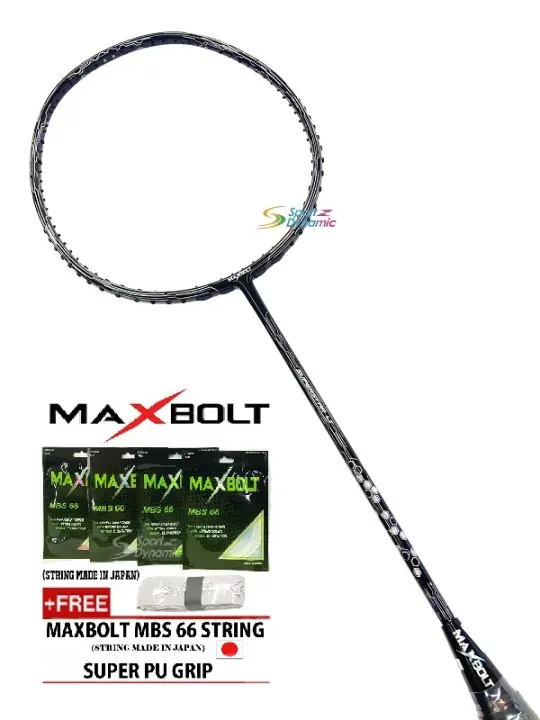maxbolt badminton racket