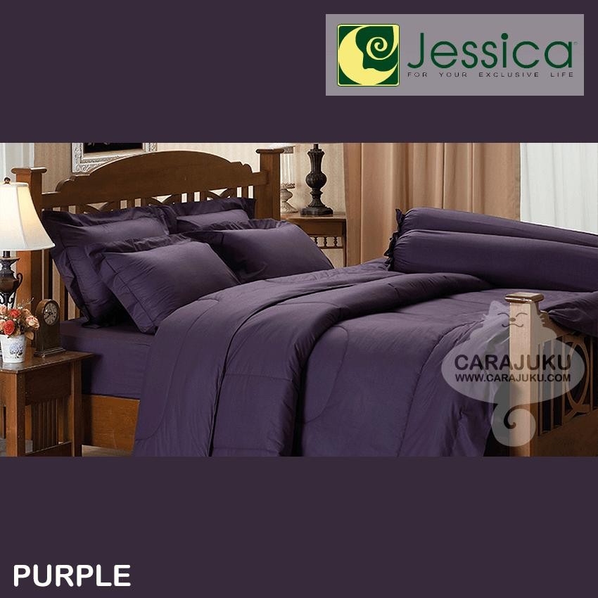 JESSICA ชุดผ้าปูที่นอน 5 ฟุต (ไม่รวมผ้านวม) สีพื้น Plain (ชุด 5 ชิ้น ...