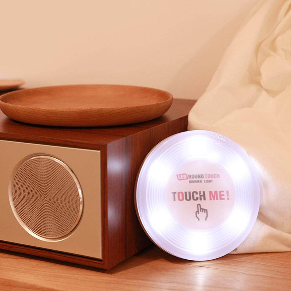 6 Đèn Led Mini Đèn Ngủ Điều Khiển Cảm Ứng Dính Trên Vòng Tủ Quần Áo Nightlight Không Dây