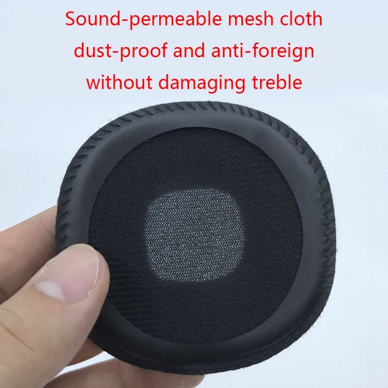 【ES】1Pair Soft Sponge Ear Pads Earpads Leather Ear Cushion Replacement for Marshall MID ANC Bluetooth Headphones