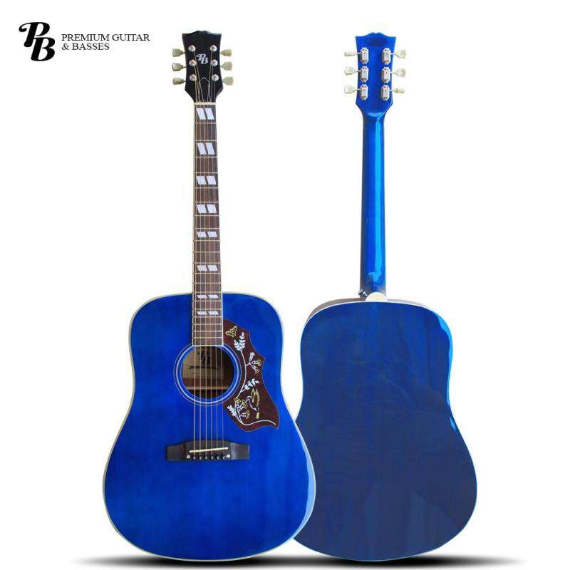 High Grade Spruce Top Mahogany 41 Acoustic Guitar PB41D with Deluxe Bag Malaysia