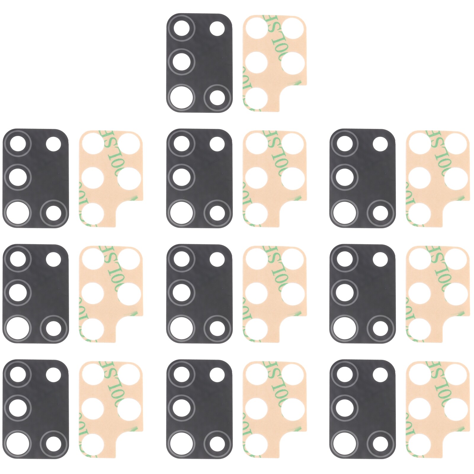 (
hua jia kang)for samsung galaxy a31 sm-a315 10pcs back camera lens