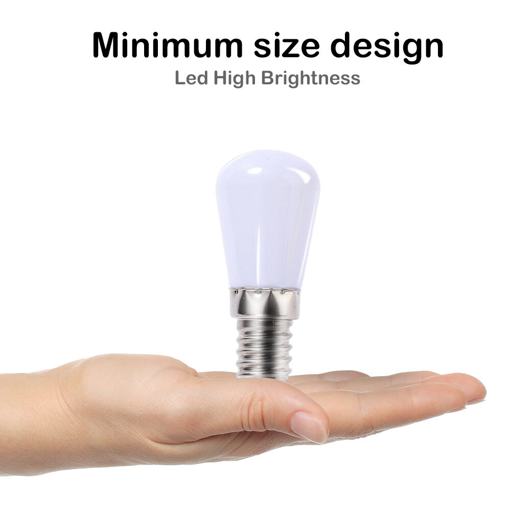 Mini LED Light Bulbs E14 LED 220V Refrigerator Lamp Bulbs Screw Bulb for Refrigerator Display Cabinets