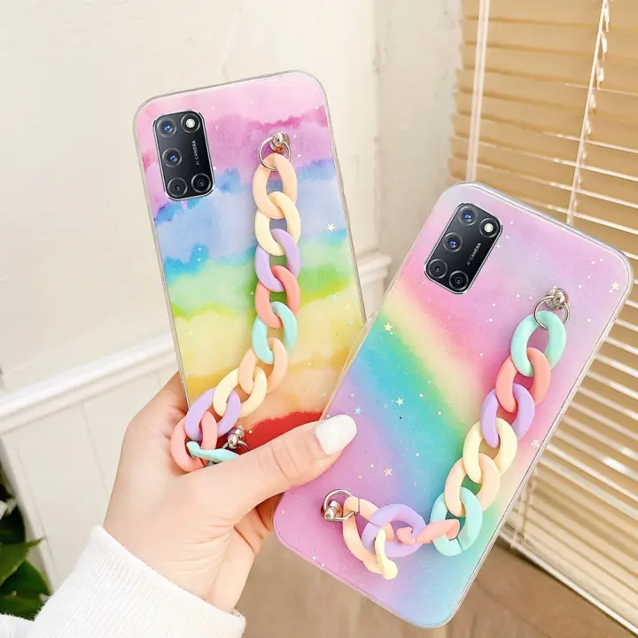 Phone Case For Oppo A92 A52 A72 Cases Colorful Gradient Rainbow Anti Drop Phone Case Lazada Ph