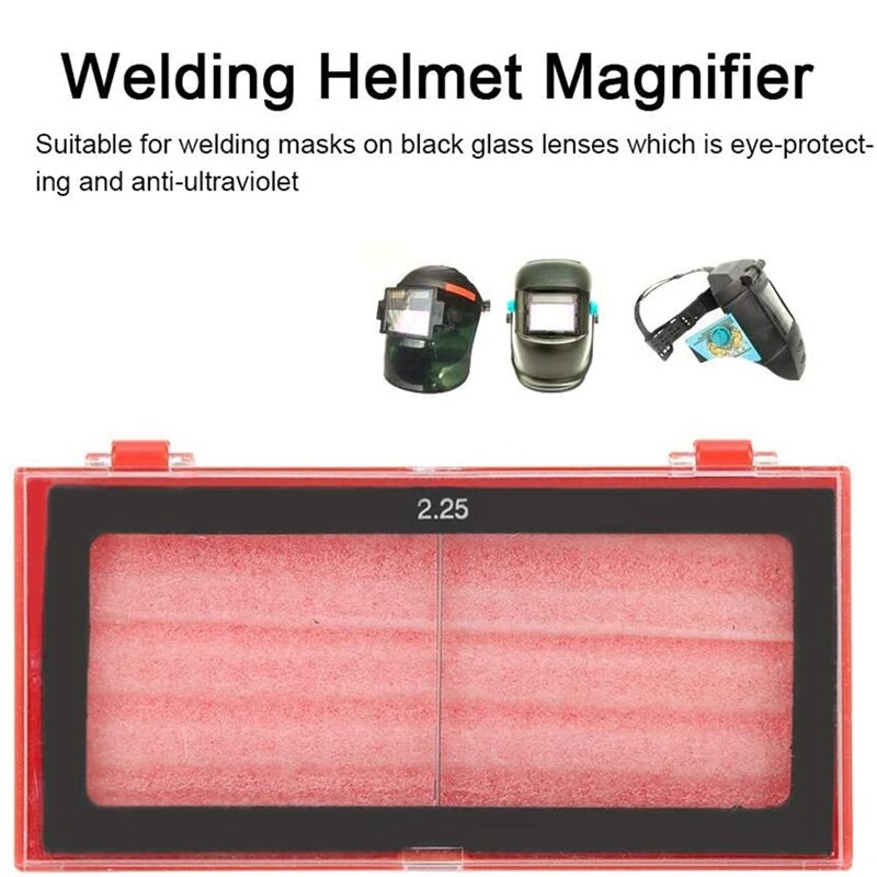 Arc Welding Magnifier Lens Welder Screen Helmet Glass AntiGlare