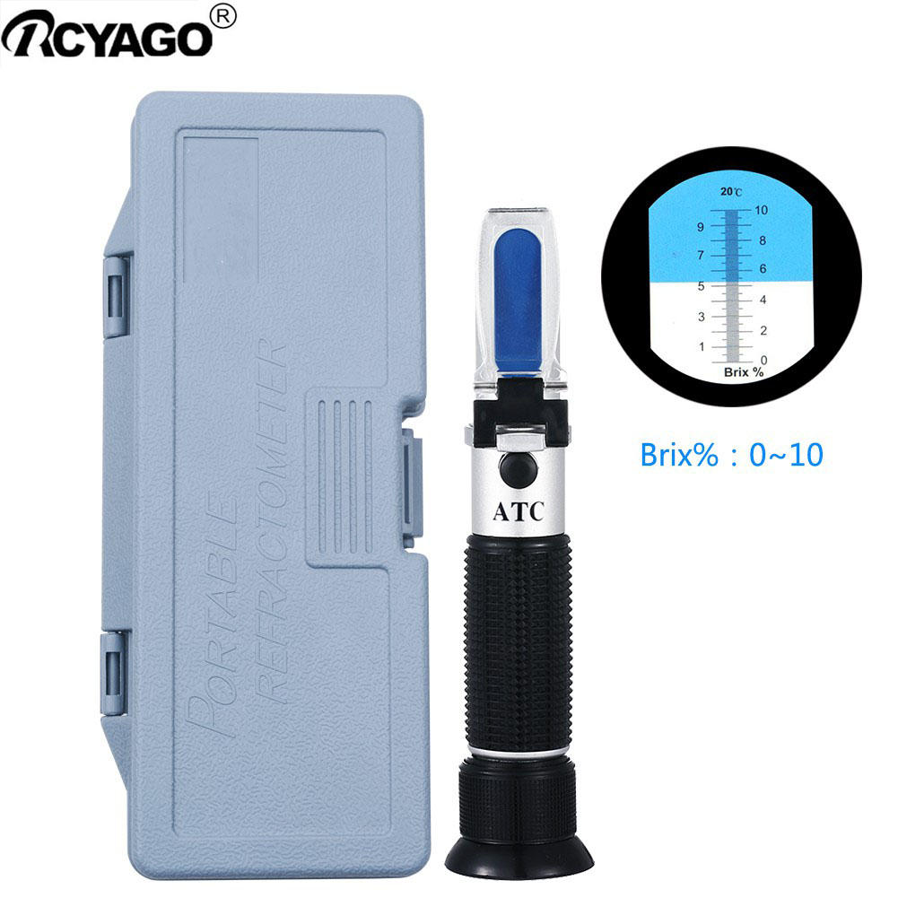 RCYAGO 1-10% Brix Refractometer Sugar concentration Refractometer Sugar Abbe Refractometer