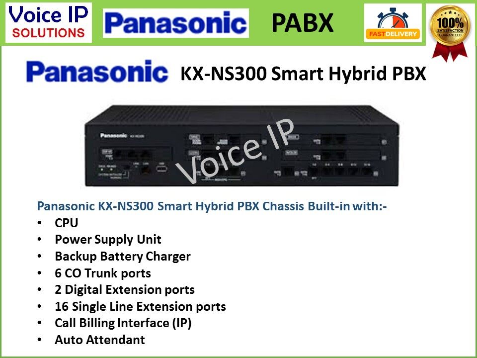 Panasonic KXNS300/ KXNS300ML Smart Hybrid PABX/ Keyphone System Lazada