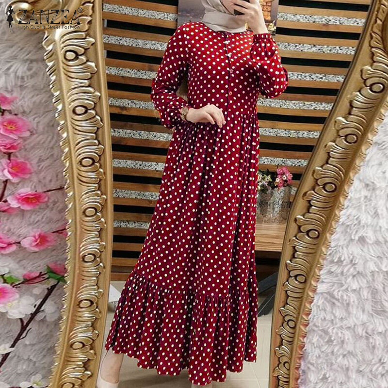 dot shirt dress