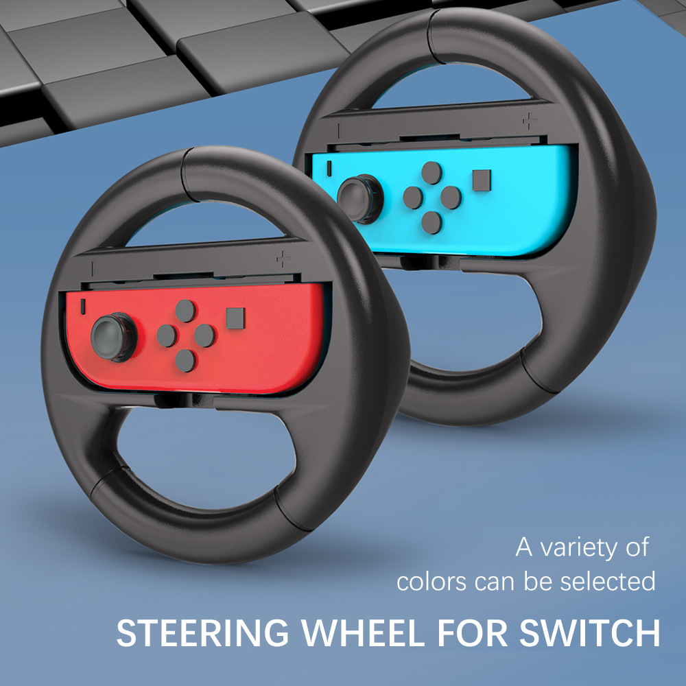 BLUEKAKA Joycon Tay Cầm Đua Lái Trò Chơi Giá Đỡ Bánh Lái Cho Nintendo Switch Oled /NS Joy-Con Tay Cầm Điều Khiển Hỗ Trợ Tay Cầm
