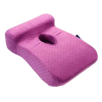 Velvet Salon Massage Table Face Down Pillow Head Rest Cushion