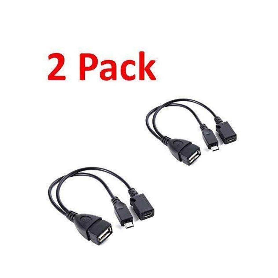 ขาย 2 Pack Usb พอร์ตตัวแปลงขั้วต่อสายเคเบิล Otg สำหรับ Fire Tv 3 หรือ 2nd Gen Fire Stick By New18start