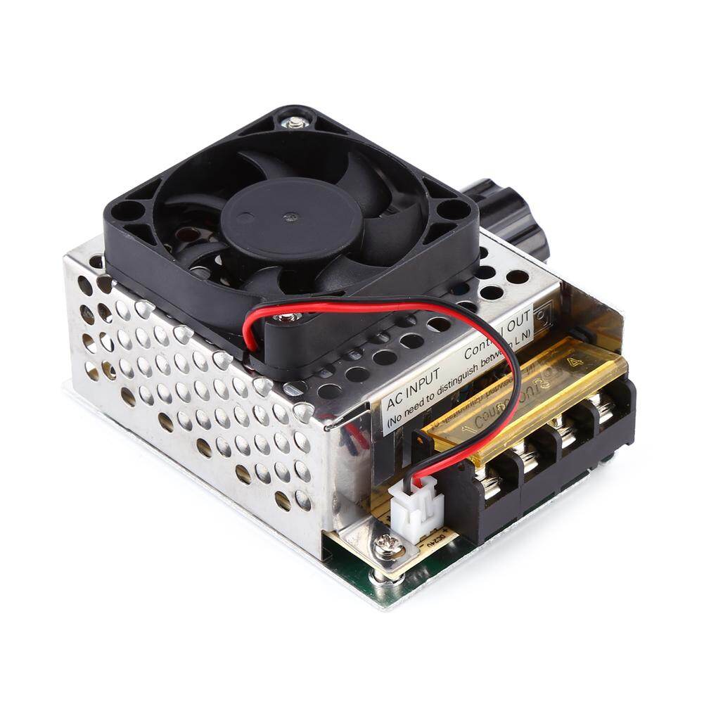 Zonejoy Bộ Điều Chỉnh Điện Áp 4000W Kìa Bộ Điều Khiển Tốc Độ Động Cơ Điều Chỉnh Nhiệt Độ Có Quạt