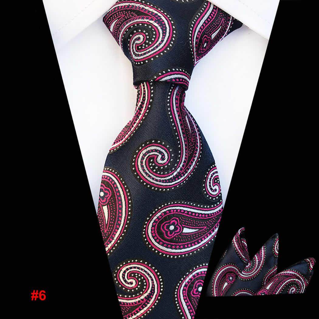 New men/'s polyester paisley burgundy hankie pocket square formal wedding party