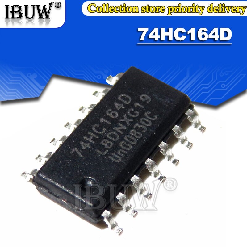 10pcs sn74hc164d sop14 74hc164d sop-14 74hc164 sop 逻辑芯片