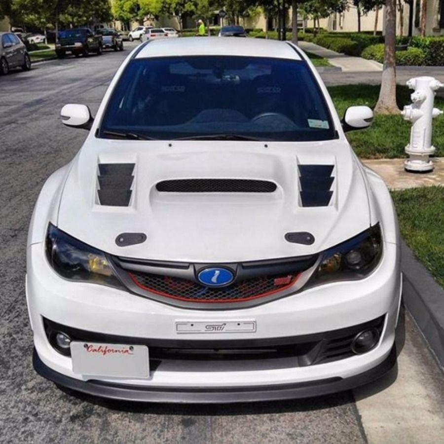 Subaru Impreza WRX STI v10 Varis front bonnet hood GRB Bonet cover ...