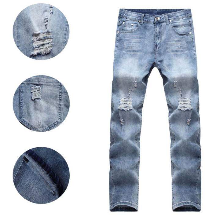 big men ripped jeans