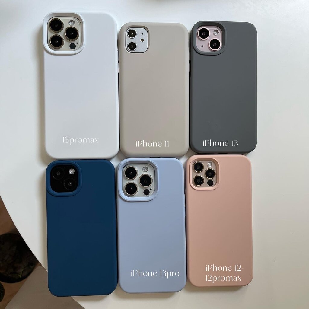 Brown Color Case Silicone premium Case (brownie colors) - case.aroyriiez - ThaiPick