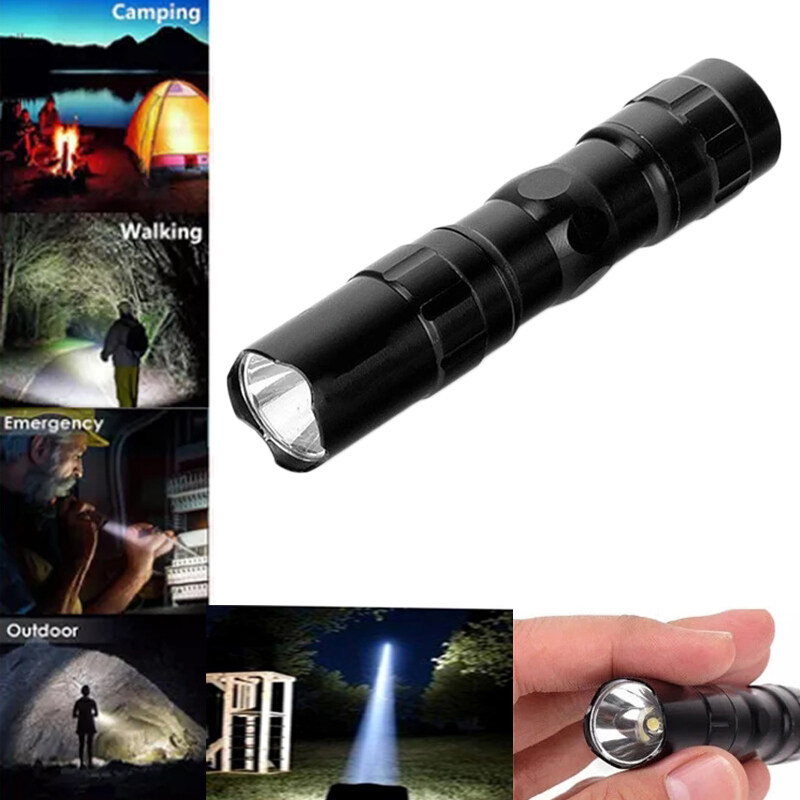 Đèn Pin LED Mini Cầm Tay Đèn Pin Điện Nhỏ Bằng Nhôm Chống Nước Đèn Ngủ Công Suất Cao Chiếu Sáng Ngoài Trời