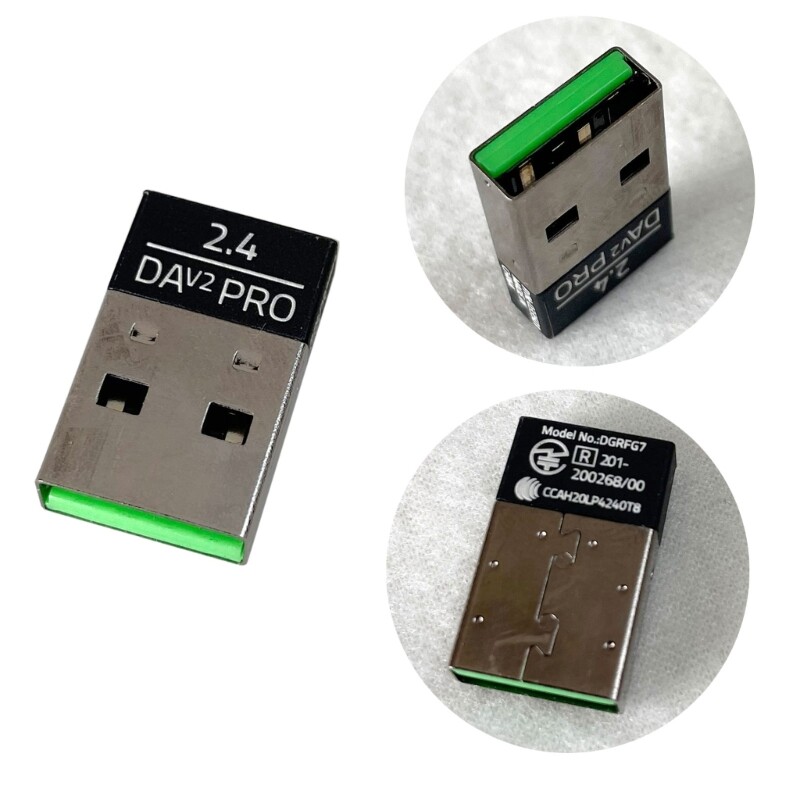 【New arrival】 New USB Receiver Wireless Dongle Receiver USB Adapter for Deathadder V2 PRO