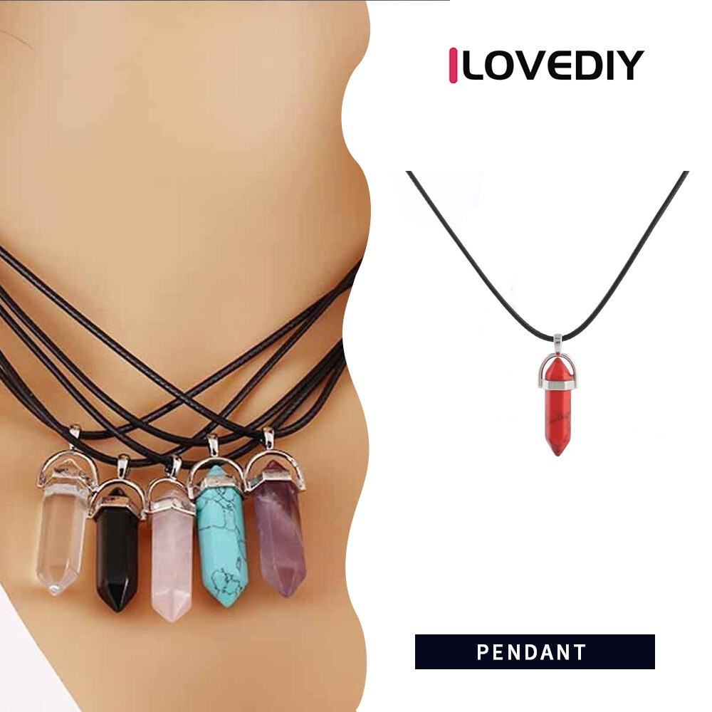 ilovediy-unisex-natural-stone-quartz-crystal-turquoises-pendant