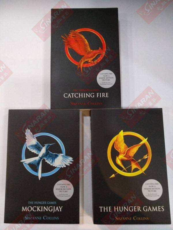 THE HUNGER GAMES 3 books set by SUZANNE COLlINS : English books Malaysia