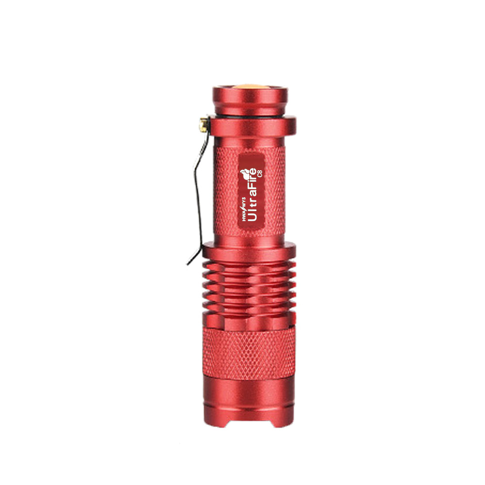 Original T6 Rechargeable Flashlight Waterproof Bright Mini L2 LED Flashlight Q5  LED Torchlight Adjustable Focus Zoom Outoor Flash Light Lamp Use 14500 or 18650 For Camping bicycle light Ultra Bright flashlight