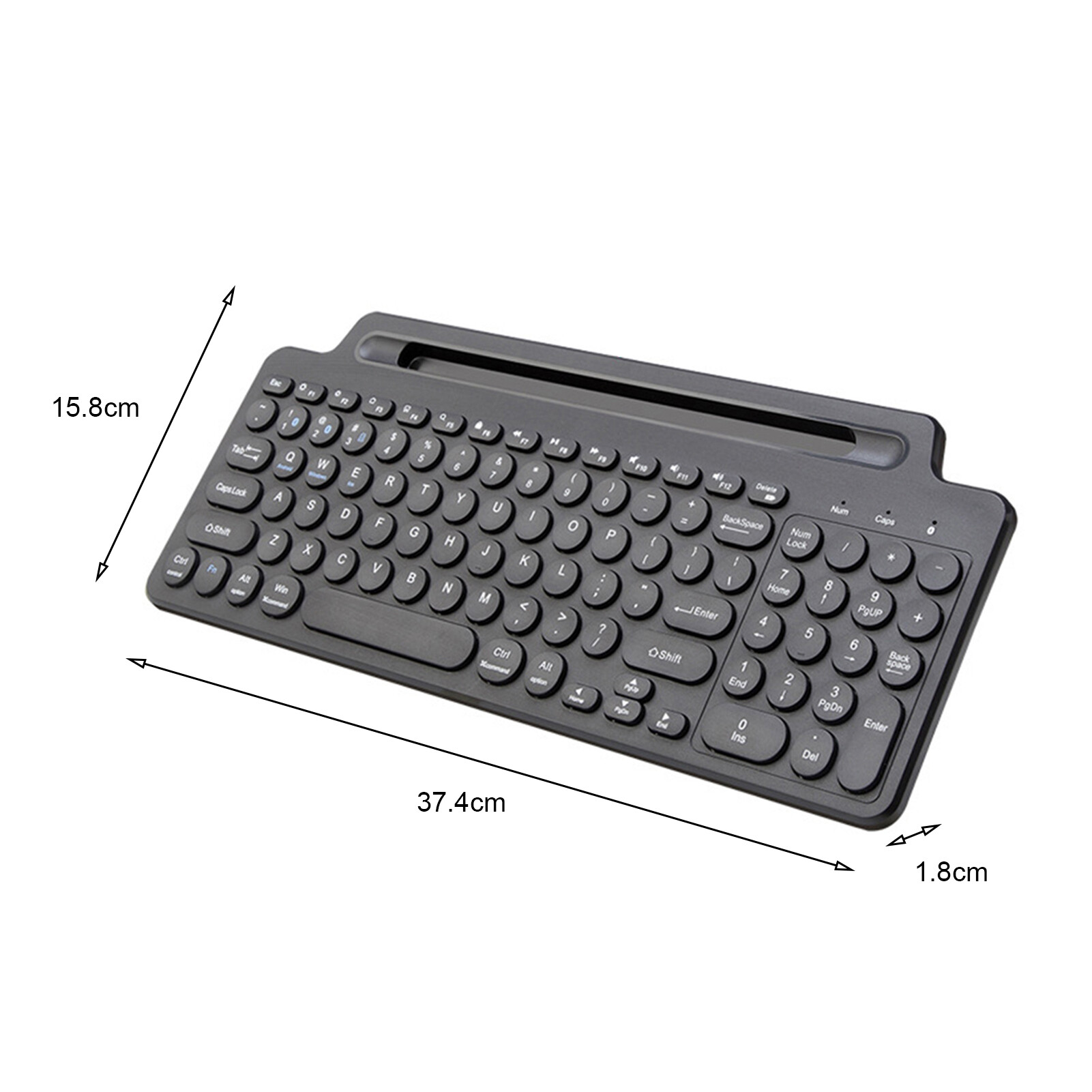 Bàn Phím Máy Tính Lưu Trữ Lớn Có Khe Bàn Di Chuột Không Dây Hai Chế Độ Tương Thích Bluetooth/Bàn Phím Văn Phòng Máy Tính Bảng 2.4G Phụ Kiện Máy Tính Bàn Phím Văn Phòng Chống Sốc