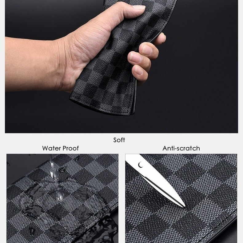 Men's wallet long ultra-thin wallet card holder