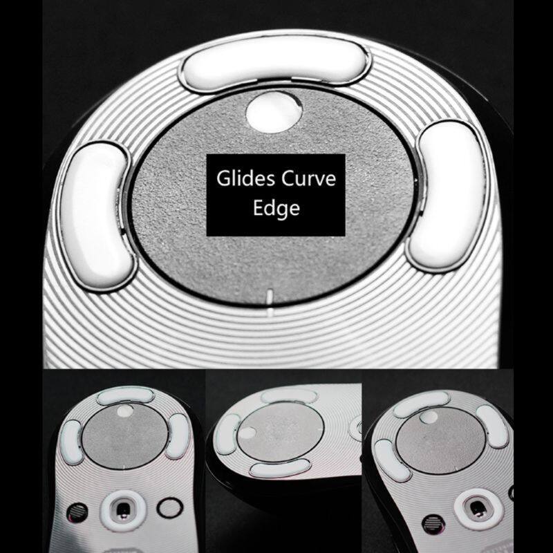 2 Sets/pack Tiger Gaming Mouse Feet Mouse Skate For logitech G Pro Wireless White Mouse Glides Curve Edge