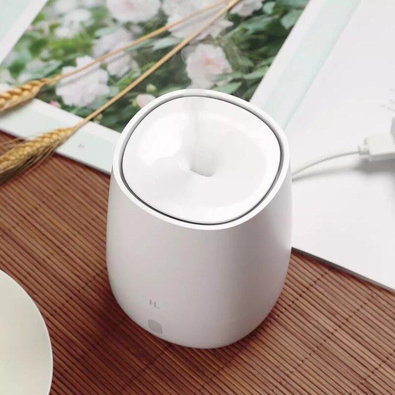 HL Humidifier Portable aromatherapy diffuser air humidifier essential oil diffuser silent mist maker USB interface Mute Atmosphere Warm Simplicity Aroma Diffuser Small Candlelight Singapore